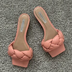 Saks Fifth Avenue Pink Braided Women's sandals